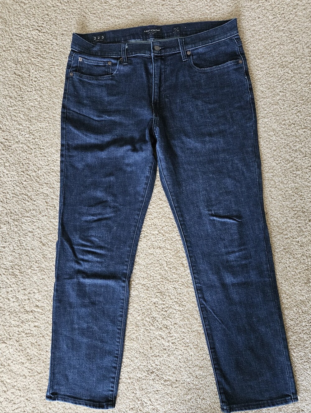 Lucky Brand Men's Dark Blue Slim Jeans 36x32